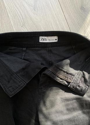 Широкие джинсы zara с высокой талией