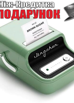 Портативный термопринтер для этикеток Niimbot B21 Mini Зеленый