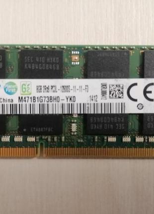 Оперативная память Samsung SODIMM DDR3L 8Gb 2Rx8 1600Mhz