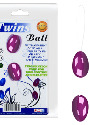 Шарики вагинальные или анальные Twins Ball LyBaile BI-014036-2