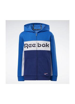 Кофта reebok zip up hoodie navy