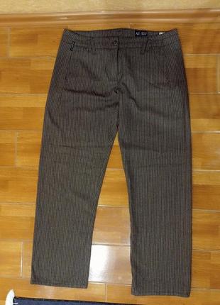 Брюки женские прямые armani jeans 32 size, l-xl