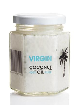 Нерафінована кокосова олія Hillary VIRGIN COCONUT OIL, 200 мл