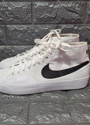 Кросівки nike sb blzr court mid white(оригінал)