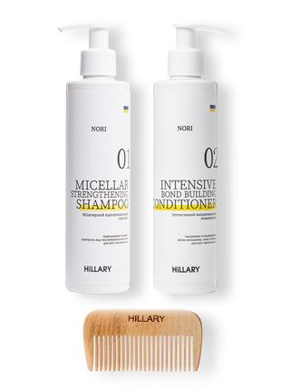 Комплексний набір для всіх типів волосся Hillary Nori Micellar...