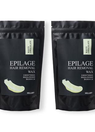 Гранули для епіляції Hillary Epilage White Chocolate + Гранули...