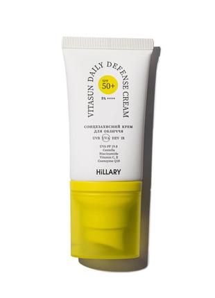 Сонцезахисний крем для обличчя SPF 50+ Hillary VitaSun Daily D...