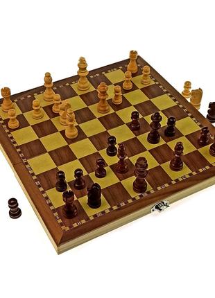 Шахматы деревянные с магнитом (29х29х2 см)