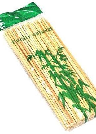 Палочки-шпажки бамбуковые для барбекю и гриля 100шт 25 см