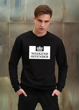 Свитшот weekend offender черный