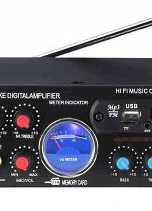 Усилитель звука Boschmann AV-339BT + USB + КАРАОКЕ 2микрофона ...