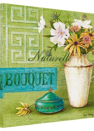 Картина на тканини, 50х50 см naturelle bouquet
