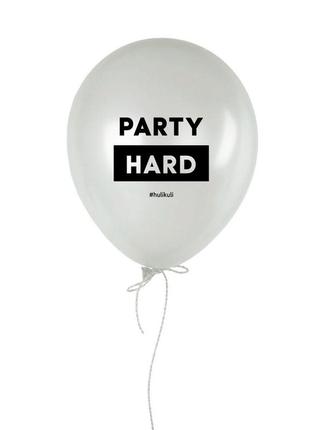 Шарик надувной "party hard"