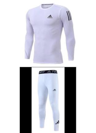 Мужское термобелье adidas techfit compression (m-3xl)