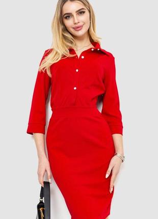 Ошатне плаття, колір червоний, 214r384