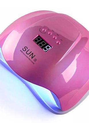 Лампа SUN T-SO32555 для сушки гель лака SunX pink Mirror 54W