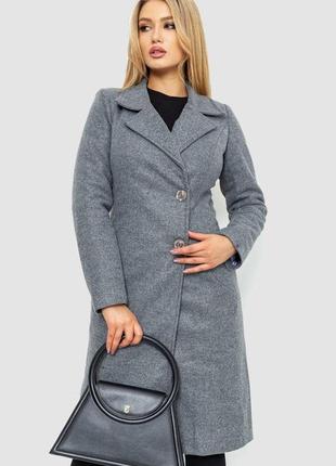Пальто жіноче, колір сірий, 186r290