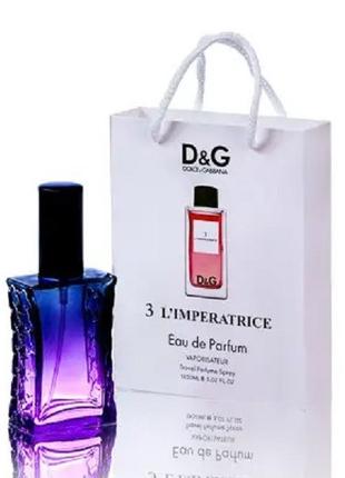 Туалетная вода Dolce Gabbana Anthology L`Imperatrice 3 - Trave...