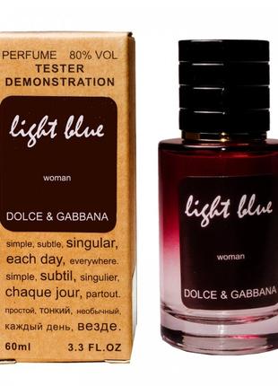 Тестер Dolce Gabbana Light Blue pour femme - Selective Tester ...