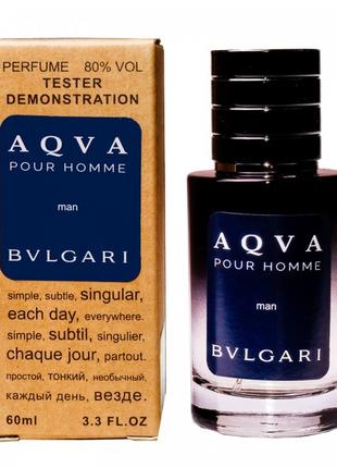 Тестер Bvlgari Aqva Pour Homme - Selective Tester 60ml