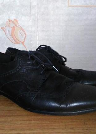 Фірмові шкіряні чоловічі туфлі lloyd, германія, оригінал, блис...