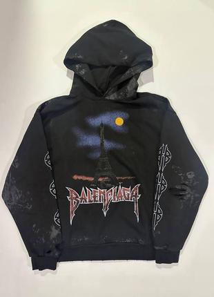 Худи balenciaga paris 2023 hoodie