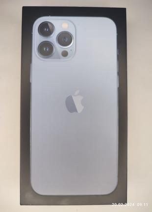 Коробка Apple iPhone 13 Pro Max, Sierra Blue 256Gb, A2484