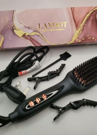 Щетка-выравниватель для волос Landot QF-S200 Щетка с подогрево...