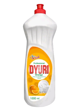 Средство для мытья посуды dyuri апельсин 1 л. 10шт/ящ