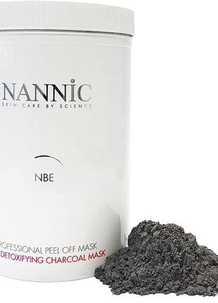 Детокс-маска с черным углем nanic nbe detoxifying charcoal mask