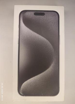 Коробка Apple iPhone 15 Pro Max, Black Titanium 256Gb, A3105