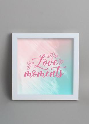 Копилка "love moments", білий, white