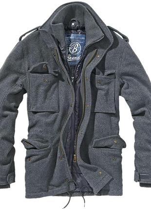 Куртка brandit m65 voyager wool jacket anthracite (s)