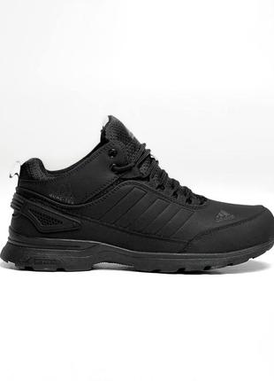 Кросівки чоловічі зимові чорні adidas gore-tex winter black те...