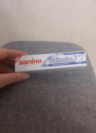 Отбеливающая зубная паста sanino