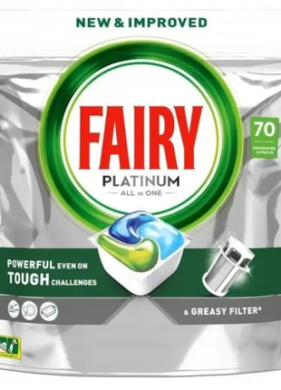 Fairy Platinum All-in-One 1 Капсула для посудомойной маш...