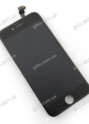Дисплей Apple iPhone 6 с тачскрином и рамкой, черный