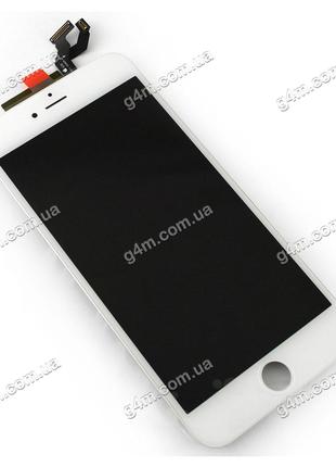 Дисплей Apple iPhone 6S Plus с тачскрином и рамкой, белый