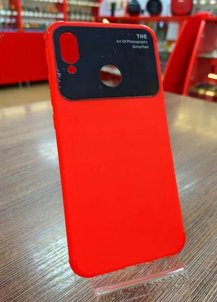 Чехол-накладка на телефон Huawei P20 Lite красного цвета