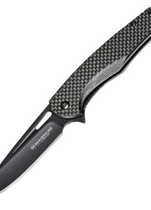 Нож складной boker magnum black carbon