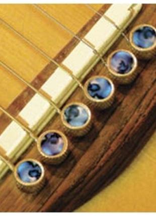Шпильки для гитары, набор D’ANDREA Tone Pins Abalone Inlay Bri...