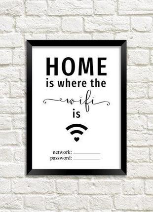 Постер в рамці a4 wi-fi