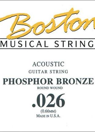 Струна для акустичної гітари Boston BPH-026