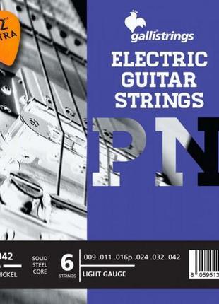 Струни для електрогітари Gallistrings PN942 LIGHT