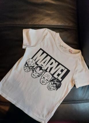 Детская футболка h&amp;m (marvel) 6-8 лет