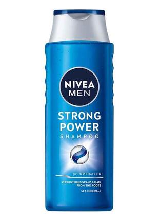 Шампунь 400мл Men Strong power ТМ NIVEA