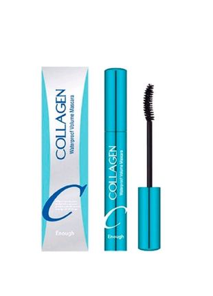 Водостійка туш для вій з колагеном Enough Collagen Volume Mascara