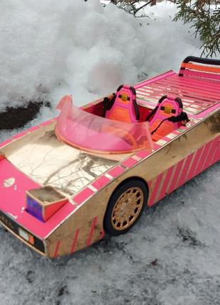Машина кабріолет для ляльки лол барбі mc2 монстер хай з басейном!