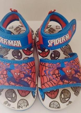 Босоножки сандали 15 см человек паук марвел marvel spiderman