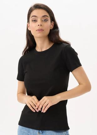 Жіноча футболка JHK, Lady Comfort, чорна, розмір XL, бавовна, ...